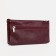 Women's wallet is a female on a zipper, burgundy color
