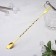 Spoon of barn stainless steel with a fork, length 32.5 cm, gold color