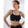 Female top on thin adjustable straps Mirey, size 50, black color