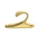 Hook for curtains KS101 CAPPIO, one -rot, color gold, 2 pcs
