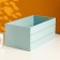 Kashpo wooden 25x14x11 cm gray-blue