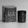 Aromatic candle "Silver Spot", blackberry, black glass