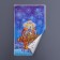 Gift package "Santa Claus" 25 x 40 cm, colored metallized pattern