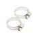 Class Park, diameter 16-25 mm, width 8 mm, stainless steel, 2 pcs.