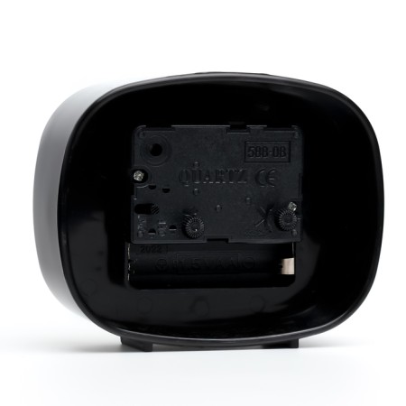 Clock - desktop an alarm clock, discrete move, 10 x 8 cm, aa-2
