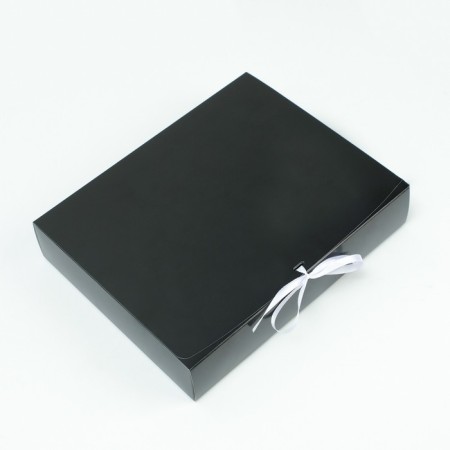 The box is folding, black, 25 x 20 x 5 cm-1