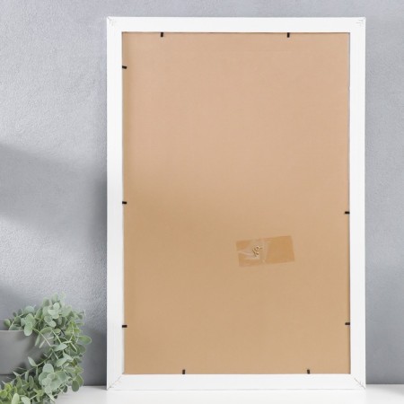 Frame MDF 40x60cm "Trend", white (plastic screen)-2
