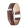Watch strap, male, 20 mm, genuine leather, light brown