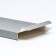 Gift box for tiles of chocolate without a window "silver", 17.1 x 8 x 1.4 cm