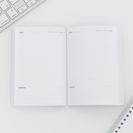 Gift set: A6 diary 80 sheets and a thermostatic 250 ml "since March 8"-4