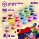 A set of acrylic paints "Bright palette", 18 colors