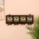 Caravan hanger "horse", 22*4*12cm, wood, 4 hook color mix