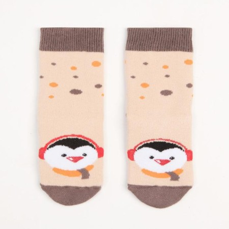 Noski children's terry, the color is light beige, size 14-16