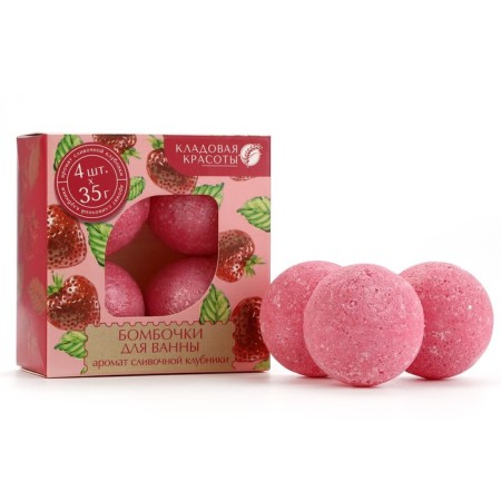 Gift set of cosmetics, bathtub bomb 4 x 40 g, stoker aroma, beauty pantry-1