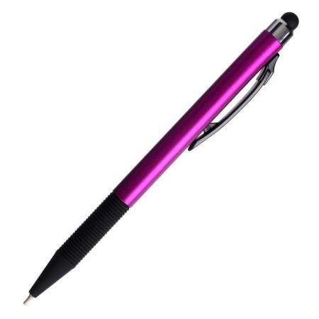 Automatic ballpoint handle Vinson, 0.7mm, body with a rubber holder, blue oil, mix-5