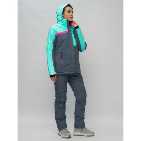 Ski suit, size 42, turquoise color-21