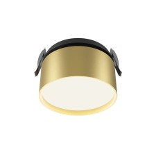 The built-in lamp Technical DL024-12W4K-BMG, LED, 12 W, 85x85x66 mm, 900 lm, 4000k, 2835, black, matte gold
