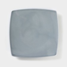 Square porcelain “Watercolor”, 19 × 19 cm, gray color