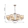 Bonbon chandelier, 8x40W E14, color gold