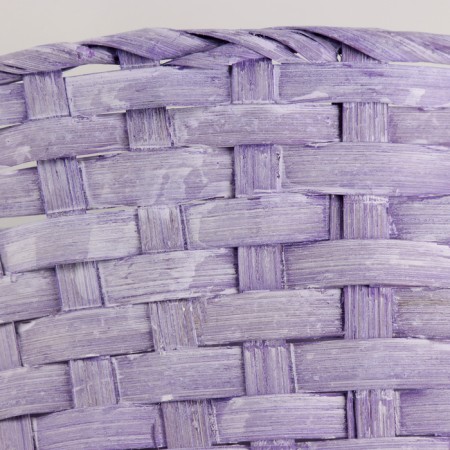 Wicker basket, 21x15x10xh38cm, lilac, bamboo-3