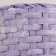 Wicker basket, 21x15x10xh38cm, lilac, bamboo