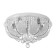 Chandelier 55722/500 CR chrome 5x40W E14 LED-RBP PDU 50x50x25cm
