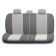 Autoshekhli universal Comfort Combo CMB-1105 dark gray/light gray, 11 items