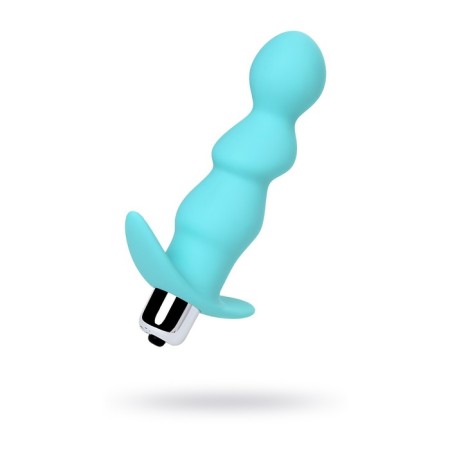 Anal vibrator of little little cuts, blue, silicone, 11.5 cm
