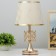 Crohn's table lamp E27 40W gold 21x21x37cm