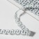 Decorative braid “Wave”, 10 mm, 10 ± 1 m, silver/white color