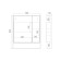 Viant mirror “Malta 70” 700x134x850 mm, right/left, without light