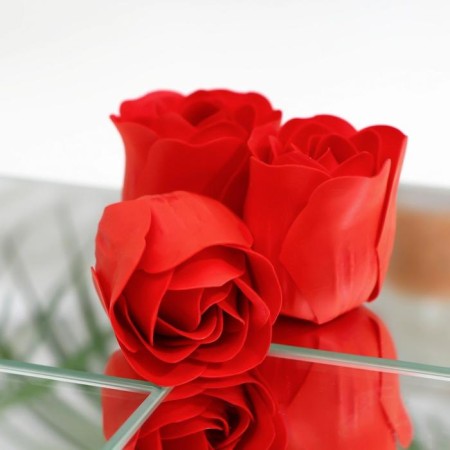 Soap roses, red, set 10 pcs.-5