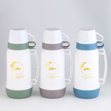 Thermos 1 l, with a glass flask, retains heat 12 hours, with a mug, 30 cm, mix