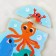 Soft puzzle for kids "Pyramid: Sea Animals", 5 parts, crumb I