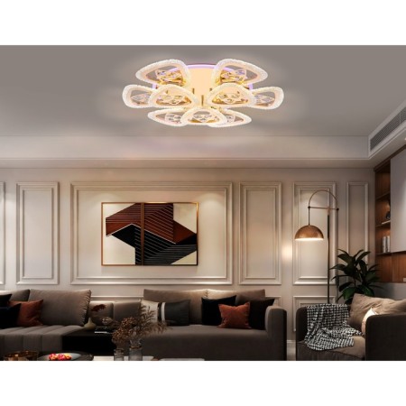 LED ceiling LED with Ambrella Light, Ice, FA2923, LED, 105 W, 7875LUM, 3000-6400K, Gold Color Gold-1