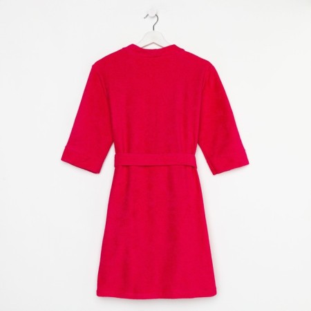Women's robe, raspberry color, size 44-8