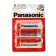 Salt battery Panasonic Zinc Carbon, D, R20-2BL, 1.5V, blister, 2 pcs.