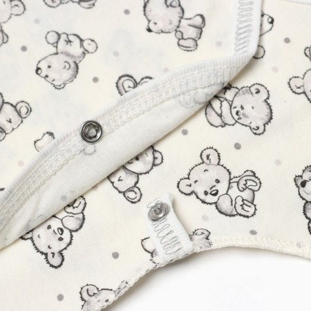 Swear for newborns, gray/bears, height 56 ​​cm-3