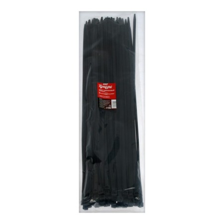 Clot of nylon plastic tundra Krep, for screed, 7.6x500 mm, black, in units. 100 pcs-4