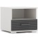 Covereign cabinet "City 67", 404 × 414 × 354 mm, white / black shag.