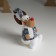 Souvenir Textile "Deer in a knitted blue fur coat" 7.5x8x13.5 cm