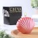 Figure candle "shell", 4x9x6.5 cm, pink mother of pearl, in a box