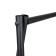 Axentia stand for clothing and storage, floor with 2 shelves, 80x160x40 cm