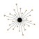 Freya FR5242CL-24B Celebrity, 1168x1168x103 mm ceiling lamp, G4, 24x3W, black color