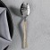 A teaspoon spoon with an engraving “beloved son”, in a gift box, 3 x 14 cm.