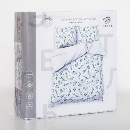 Bedding Ethel euros “Eucalyptus Legs” 200*217 cm, 240*220 cm, 70*70 cm -2 pcs-6