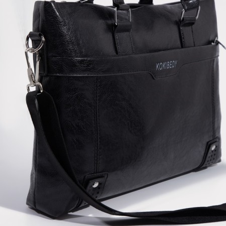 Male bag, black color-4