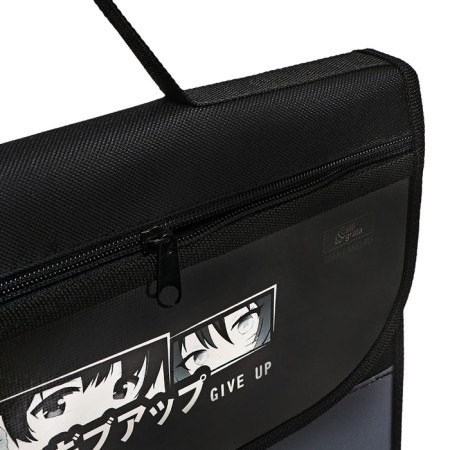A4 labor folder, PVC textiles, with handles, folding, on Velcro, with a filling of 10 items, calligrata, PTR-10, "anime"-3