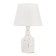 Table lamp "Izel" E14 40W white 22.5x22.5x37 cm Risalux