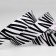 Republic tape "Zebra", 25 mm, 23 ± 1 m, white/black color